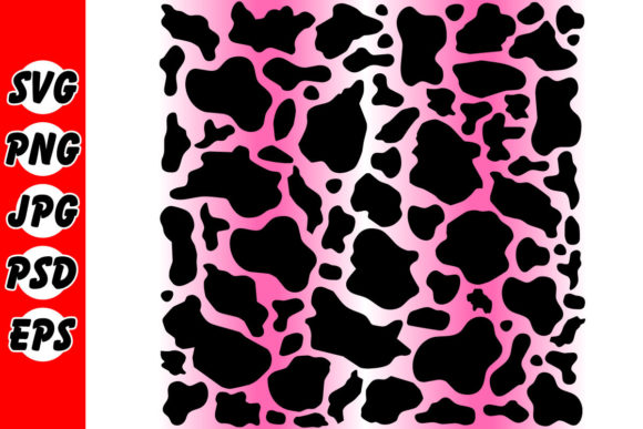 Cow Print Digital Paper 3: Graphics & Print Templates