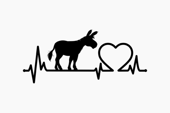Donkey Heartbeat: Graphics for Crafts & Creative Brands
