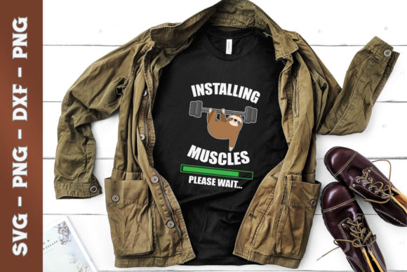 Installing Muscles Sloth Fitness Graphics