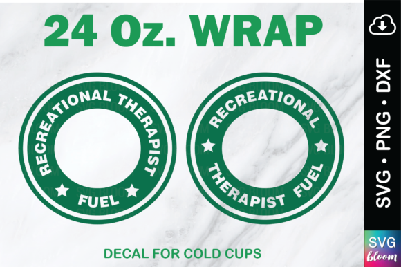 Recreational Therapist Fuel Tumbler Graphics & Print Templates