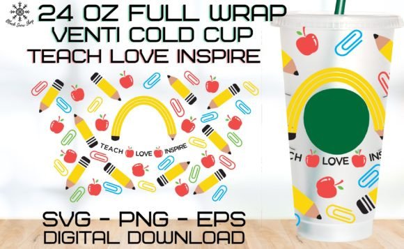 Teach Love Inspire Wrap: Graphics & Illustrations for Local Brands